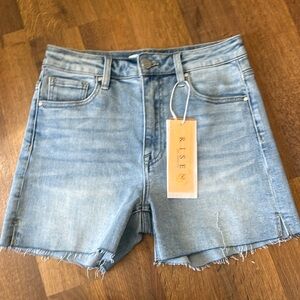 Risen Women's Light Blue Jean Shorts